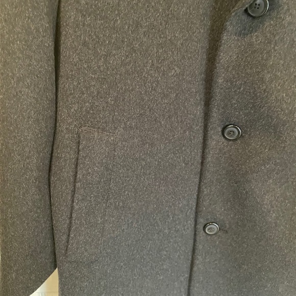 🔥 Like New! Saks Fifth Avenue Men’s Wool Coat - Picture 6 of 14